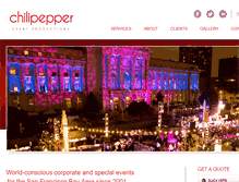 Tablet Screenshot of chilipepperevent.com